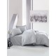 Satin Double Quilt Cover Set Elegant - Grey Grey Lessentiel Satin Double Quilt Cover Set Elegant - Grey Grey