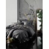 Lessentiel Satin Double Quilt Cover Set King - Anthracite Anthracite
Gold
White
