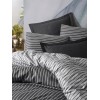 Lessentiel Bamboo Double Quilt Cover Set Bamboo - Anthracite Anthracite
Grey