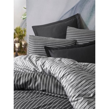 Bamboo Double Quilt Cover Set Bamboo - Anthracite Anthracite
Grey