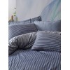 Lessentiel Bamboo Double Quilt Cover Set Bamboo - Blue Blue