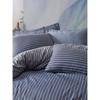 Bamboo Double Quilt Cover Set Bamboo - Blue Blue