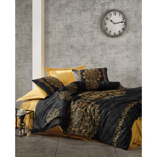 Lessentiel Satin Double Quilt Cover Set Alvina - Gold Gold
Black