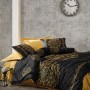 Satin Double Quilt Cover Set Alvina - Gold Gold
Black