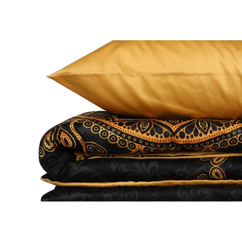 Lessentiel Satin Double Quilt Cover Set Alvina - Gold Gold
Black