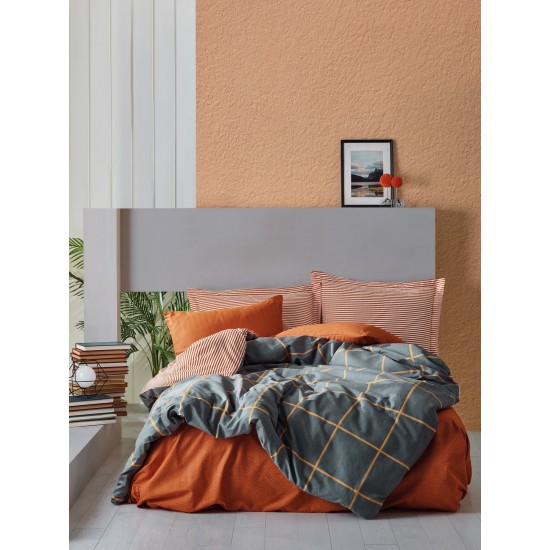 Ranforce Double Quilt Cover Set Stark - Cinnamon Cinnamon
Dark Blue