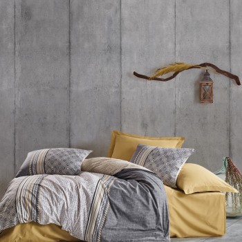 Ranforce Double Quilt Cover Set Nedra - Beige Grey
Mustard
White