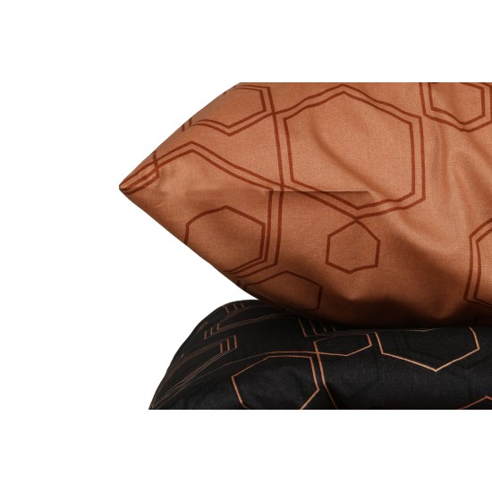 Ranforce Double Quilt Cover Set Dawn - Copper Copper
Black Lessentiel Ranforce Double Quilt Cover Set Dawn - Copper Copper
Black
