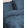 Lessentiel Satin Double Quilt Cover Set Elegant - Blue Blue