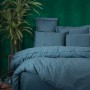 Satin Double Quilt Cover Set Sante - Petrol Blue Petrol Blue