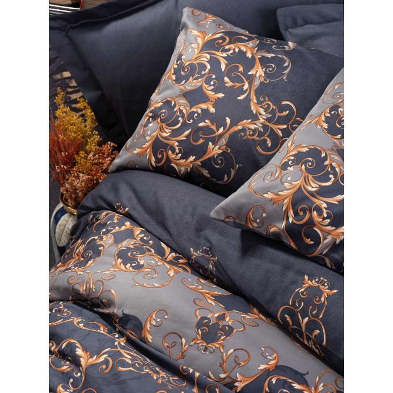Lessentiel Satin Double Quilt Cover Set Sarina - Dark Blue Dark Blue
Gold