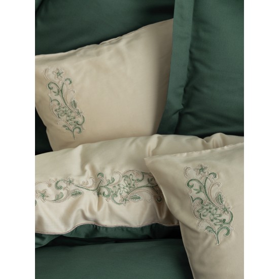 Satin Double Quilt Cover Set Andy - Green Green
Ecru Lessentiel Satin Double Quilt Cover Set Andy - Green Green
Ecru