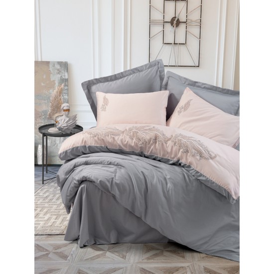 Satin Double Quilt Cover Set Sheen - Grey Grey
Powder Lessentiel Satin Double Quilt Cover Set Sheen - Grey Grey
Powder