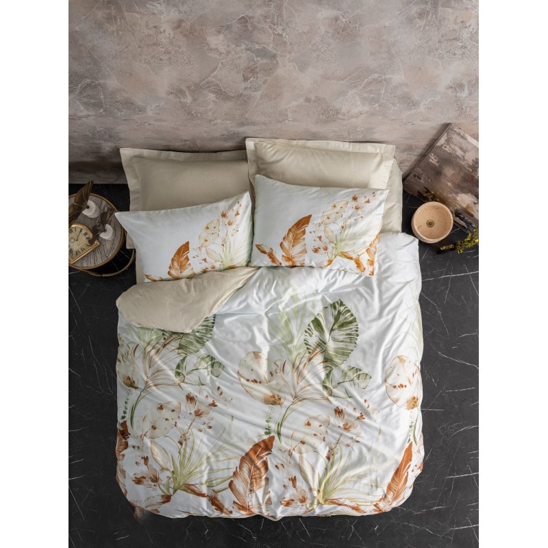 Lessentiel Satin Double Quilt Cover Set Luster - Beige Beige
White
Green