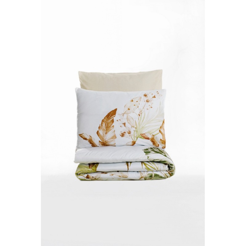 Lessentiel Satin Double Quilt Cover Set Luster - Beige Beige
White
Green