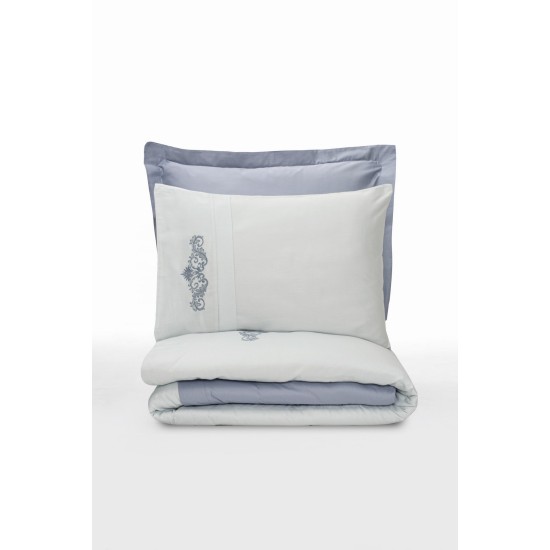 Satin Double Quilt Cover Set Biana - Grey Grey
White Lessentiel Satin Double Quilt Cover Set Biana - Grey Grey
White