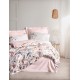 Satin Double Quilt Cover Set Dalya - Powder Powder Lessentiel Satin Double Quilt Cover Set Dalya - Powder Powder