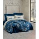 Satin Double Quilt Cover Set Stasya - Dark Blue Dark Blue Lessentiel Satin Double Quilt Cover Set Stasya - Dark Blue Dark Blue