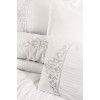 Lessentiel Satin Double Quilt Cover Set Genny - White White