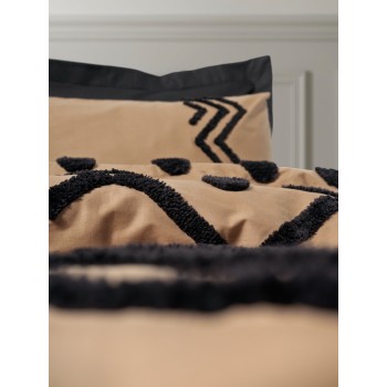 Ranforce Double Quilt Cover Set Elio - Copper Copper
Black