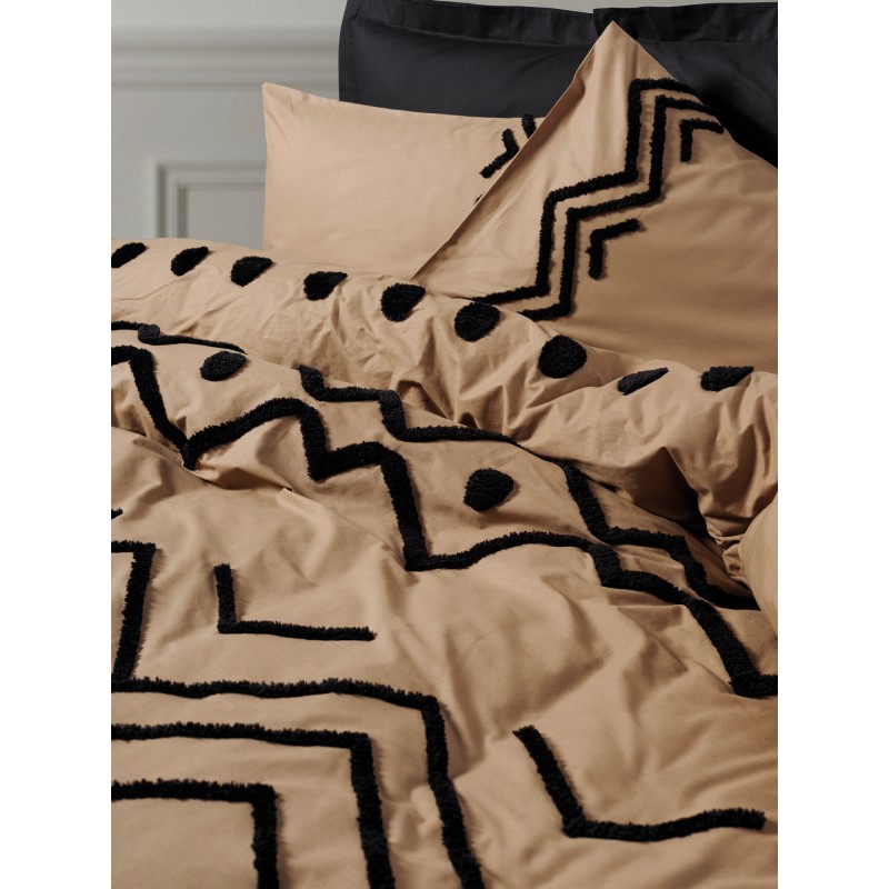 Lessentiel Ranforce Double Quilt Cover Set Elio - Copper Copper
Black