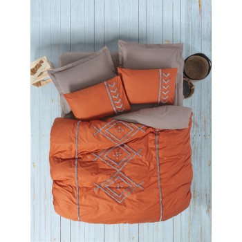 Ranforce Double Quilt Cover Set Liya - Tile Red Tile Red
Beige