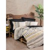 Lessentiel Ranforce Double Quilt Cover Set Elvira - Black Black
White
Gold