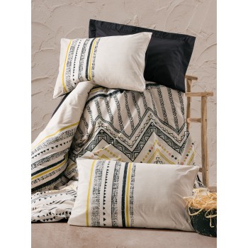Ranforce Double Quilt Cover Set Elvira - Black Black
White
Gold
