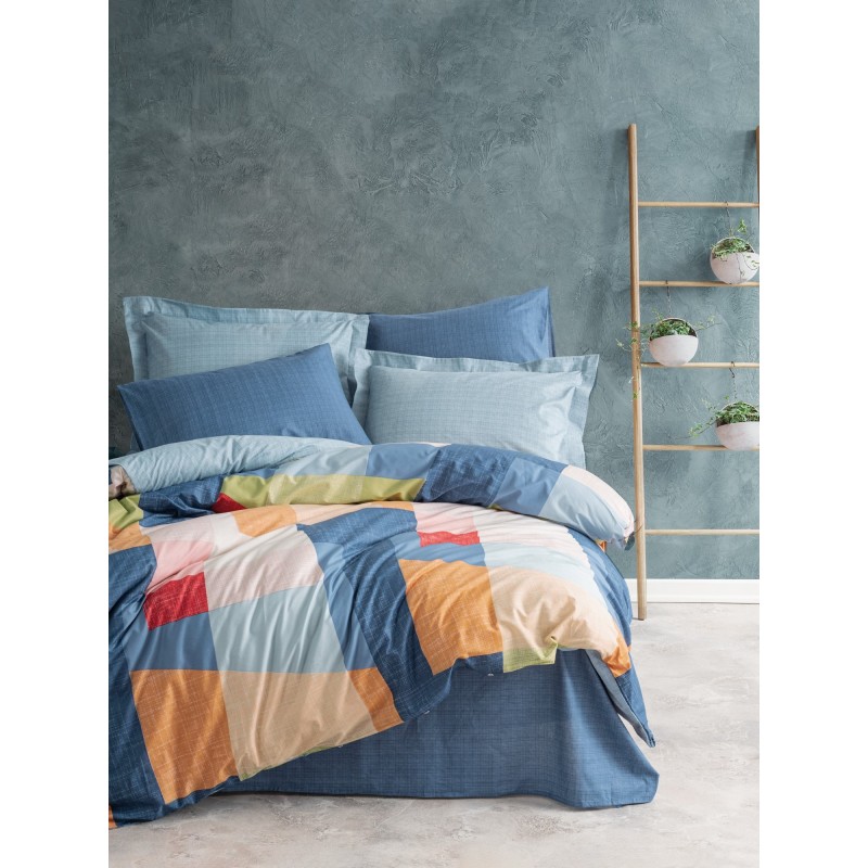 Lessentiel Ranforce Double Quilt Cover Set Cosy - Blue Blue
Orange
Red
Pink
