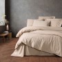 Ranforce Double Quilt Cover Set Plain - Beige Beige