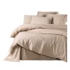 Lessentiel Ranforce Double Quilt Cover Set Plain - Beige Beige