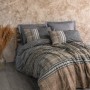 Ranforce Double Quilt Cover Set Timbre - Anthracite Anthracite