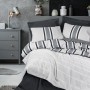 Ranforce Double Quilt Cover Set Nobby - Anthracite Anthracite