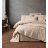 Lessentiel Ranforce Single Quilt Cover Set Plain - Beige Beige