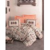 Lessentiel Ranforce Single Quilt Cover Set Kateri - Salmon Salmon