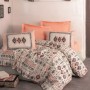 Ranforce Single Quilt Cover Set Kateri - Salmon Salmon