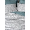 Lessentiel Ranforce Single Quilt Cover Set June - Mint Mint