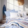Ranforce Single Quilt Cover Set Moreno - Blue Blue