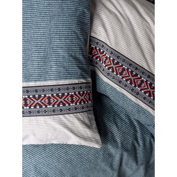 Ranforce Single Quilt Cover Set Polku - Grey Grey