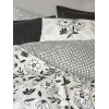 Lessentiel Ranforce Single Quilt Cover Set Meresa - Black Black
