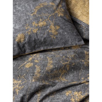 Ranforce Single Quilt Cover Set Yadawa - Mustard Mustard