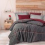 Single Quilt Cover Set Sento - Grey Grey