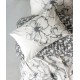 Ranforce Double Quilt Cover Set Hilaris - Anthracite Anthracite