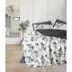 Ranforce Double Quilt Cover Set Ohia - Anthracite Anthracite