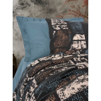 Ranforce Double Quilt Cover Set Senso - Petrol Green Petrol Green