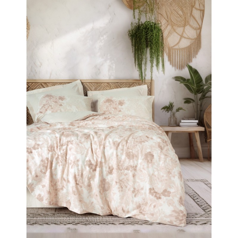 Lessentiel Ranforce Double Quilt Cover Set Vestige - Beige Beige