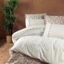 Ranforce Double Quilt Cover Set Polite - Cinnamon Cinnamon