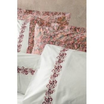 Ranforce Double Quilt Cover Set Voyager - Pink Pink