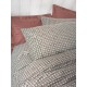 Ranforce Double Quilt Cover Set Mote - Tile Red Tile Red