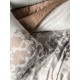 Satin Double Quilt Cover Set Blatt - Grey Grey Lessentiel Satin Double Quilt Cover Set Blatt - Grey Grey